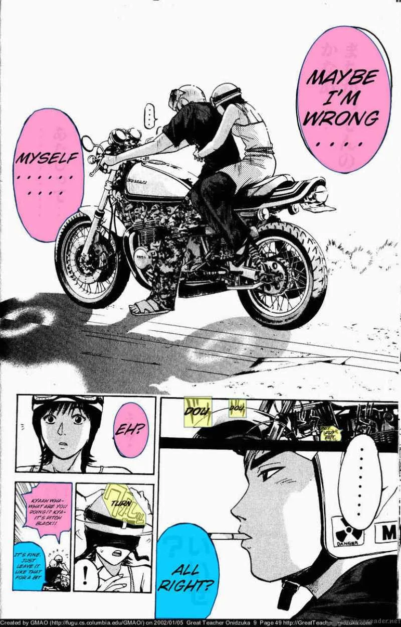 Great Teacher Onizuka Chapter 71 page 10