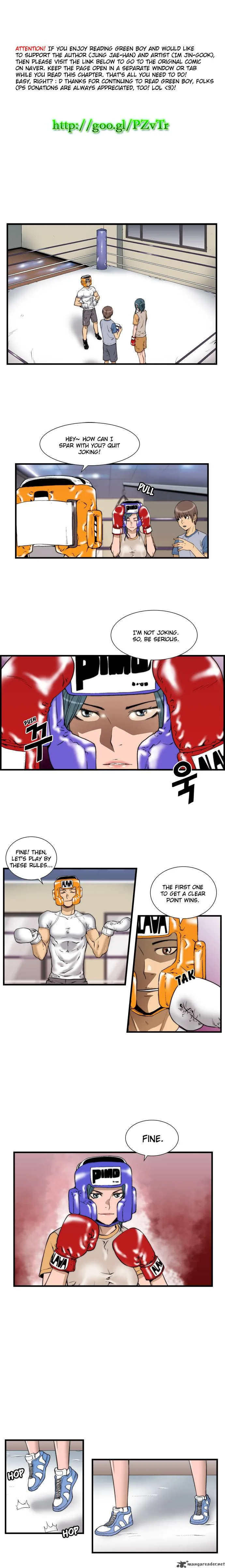 Green Boy Chapter 13 page 1