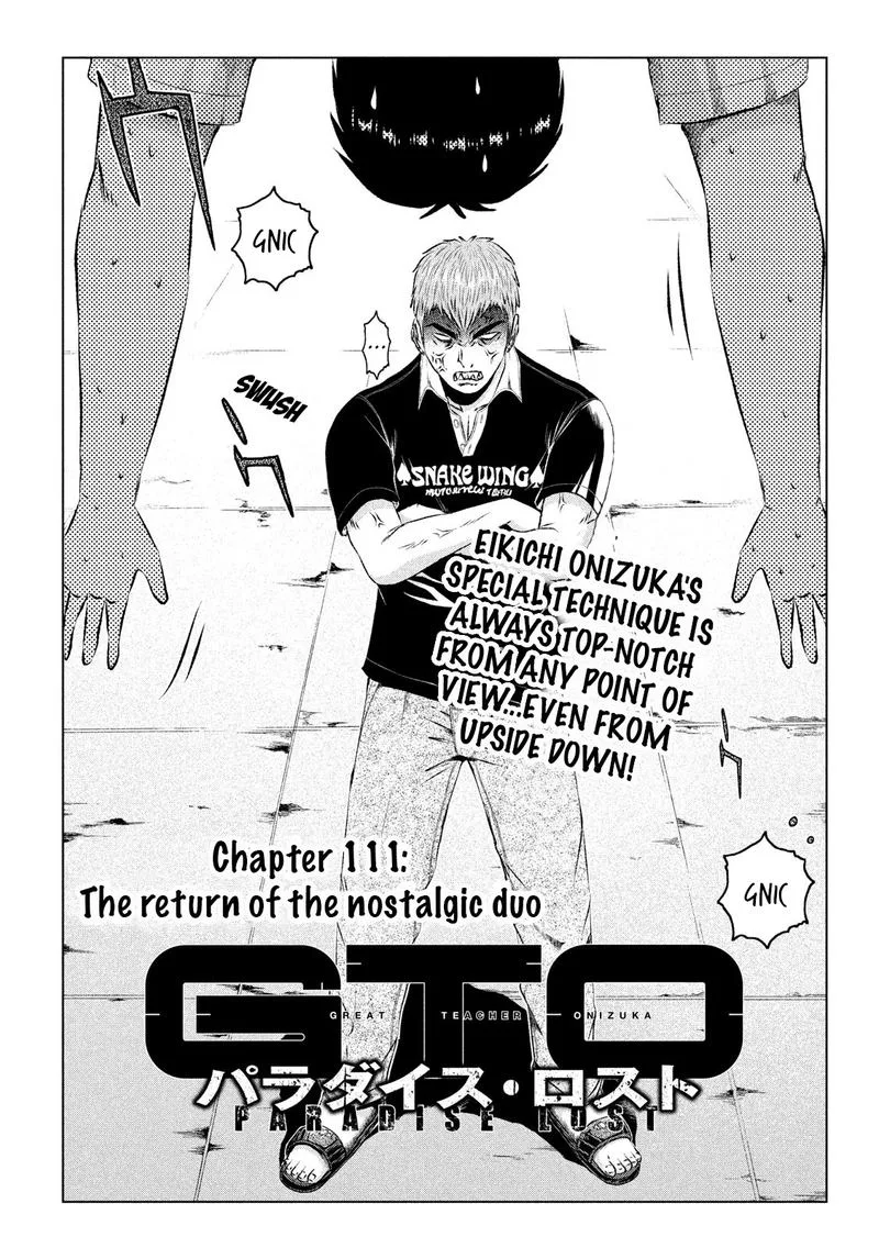 GTO - Paradise Lost Chapter 111 page 4