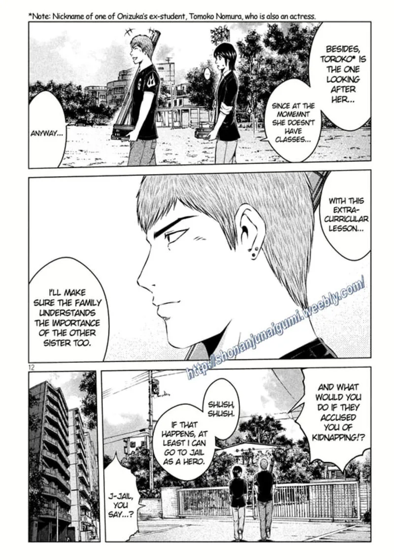 GTO - Paradise Lost Chapter 136 page 12
