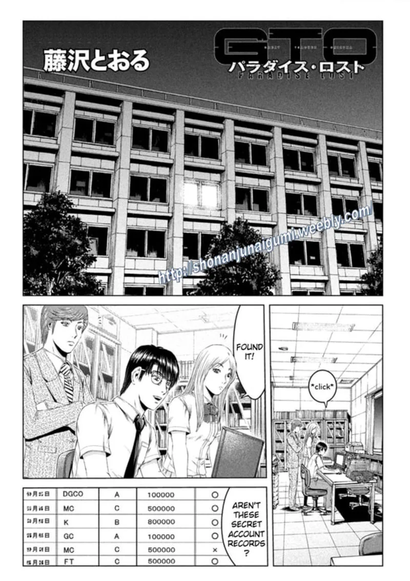 GTO - Paradise Lost Chapter 155.5 page 1