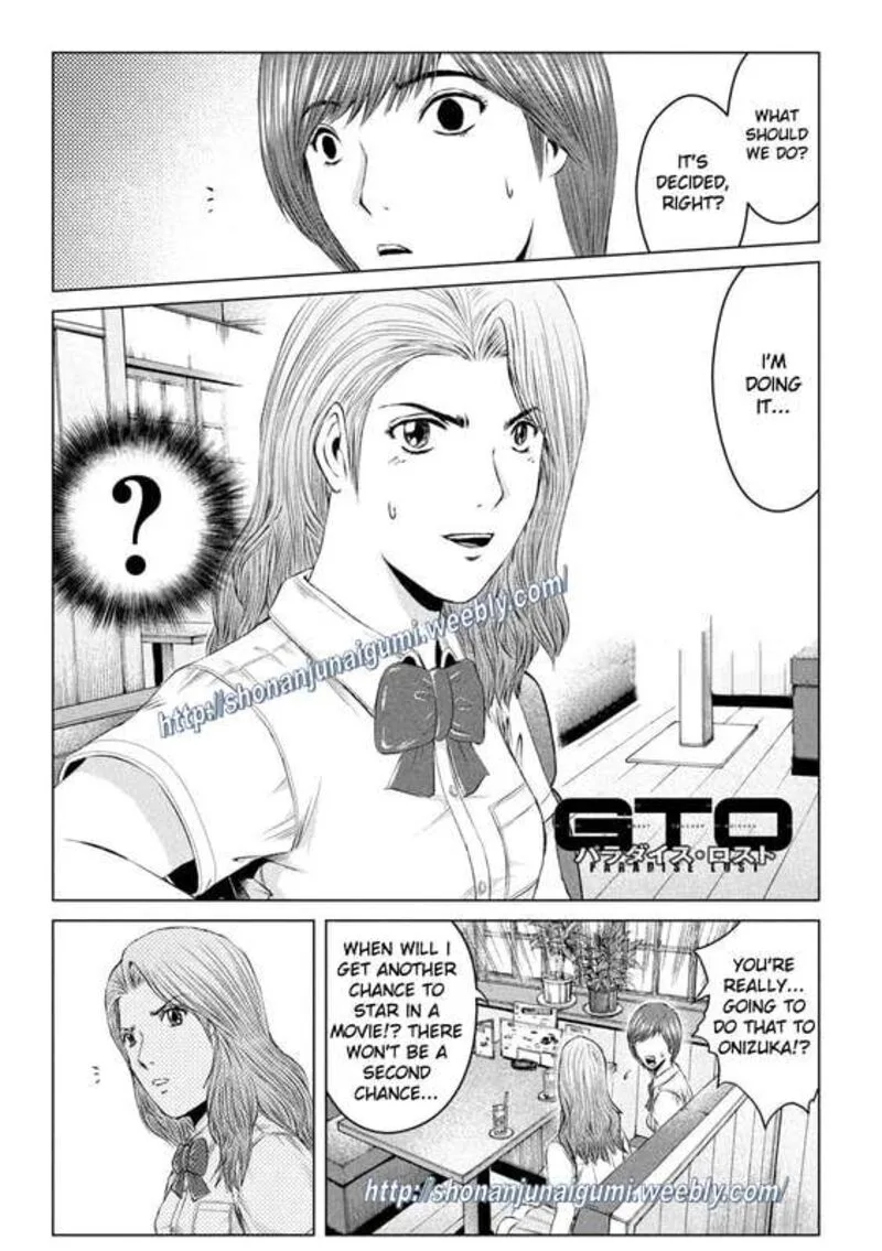GTO - Paradise Lost Chapter 170.5 page 1