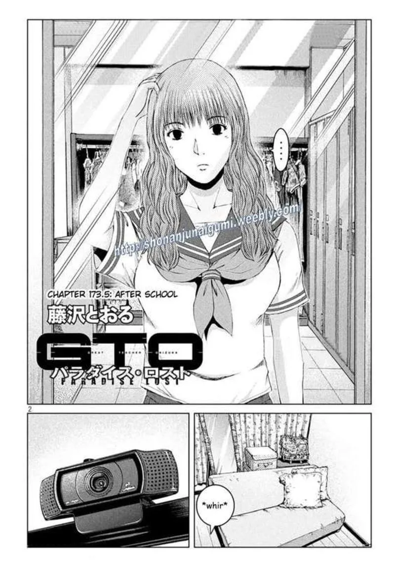 GTO - Paradise Lost Chapter 173.5 page 2