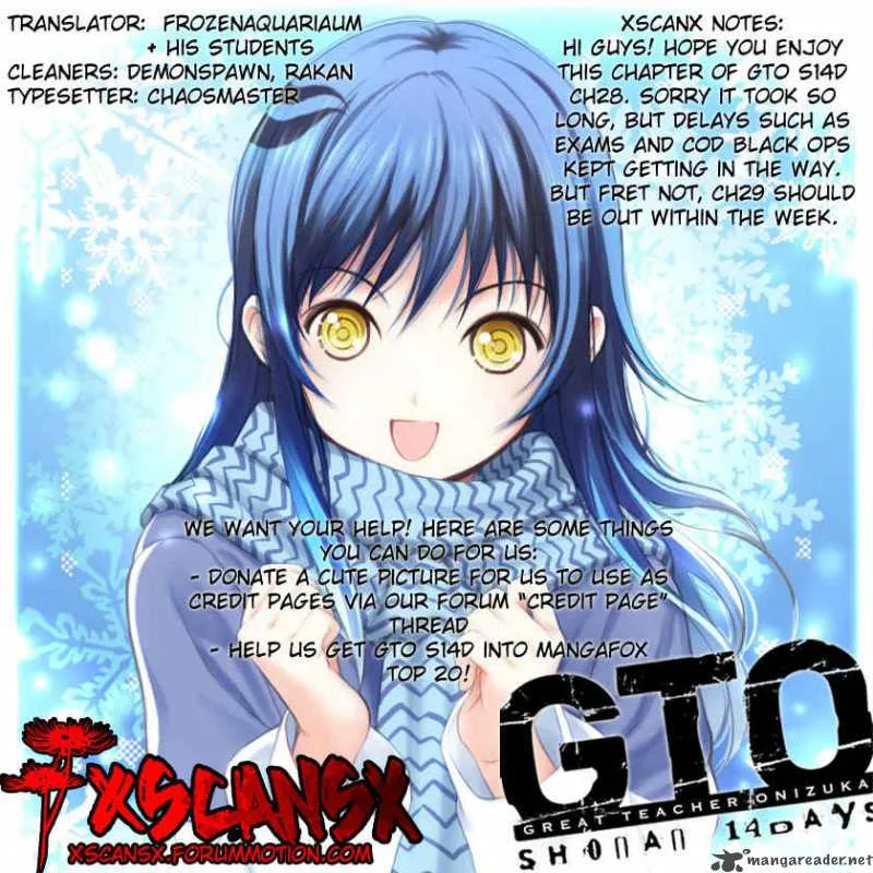GTO - Shonan 14 Days Chapter 28 page 1