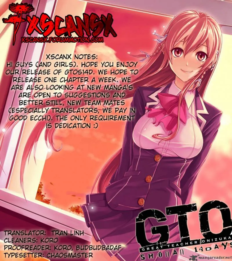GTO - Shonan 14 Days Chapter 33 page 1