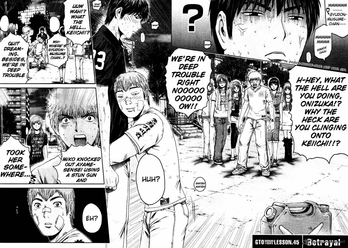 GTO - Shonan 14 Days Chapter 45 page 5