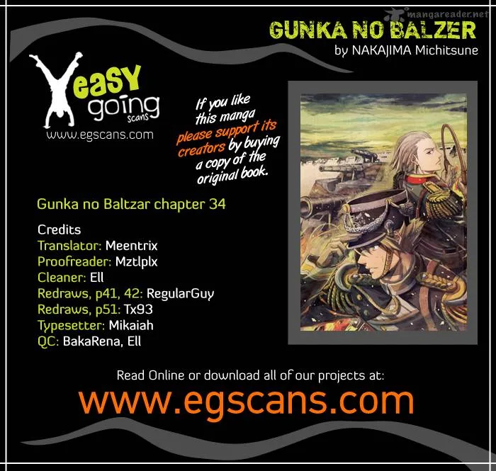 Gunka no Baltzar Chapter 34 page 1