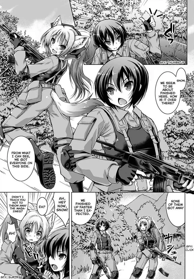 Gunota ga Mahou Sekai ni Tensei Shitara, Gendai Heiki de Guntai Harem o Tsukucchaimashita!? Chapter 1 page 14