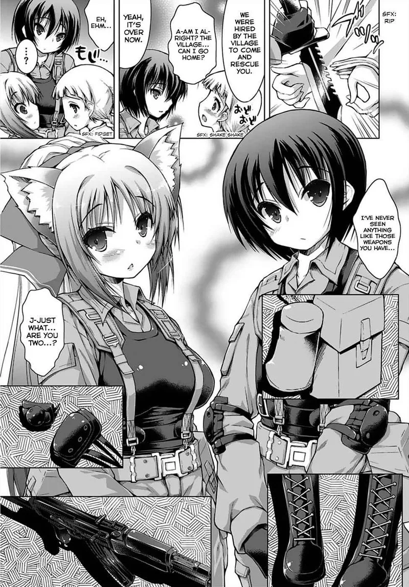 Gunota ga Mahou Sekai ni Tensei Shitara, Gendai Heiki de Guntai Harem o Tsukucchaimashita!? Chapter 1 page 16