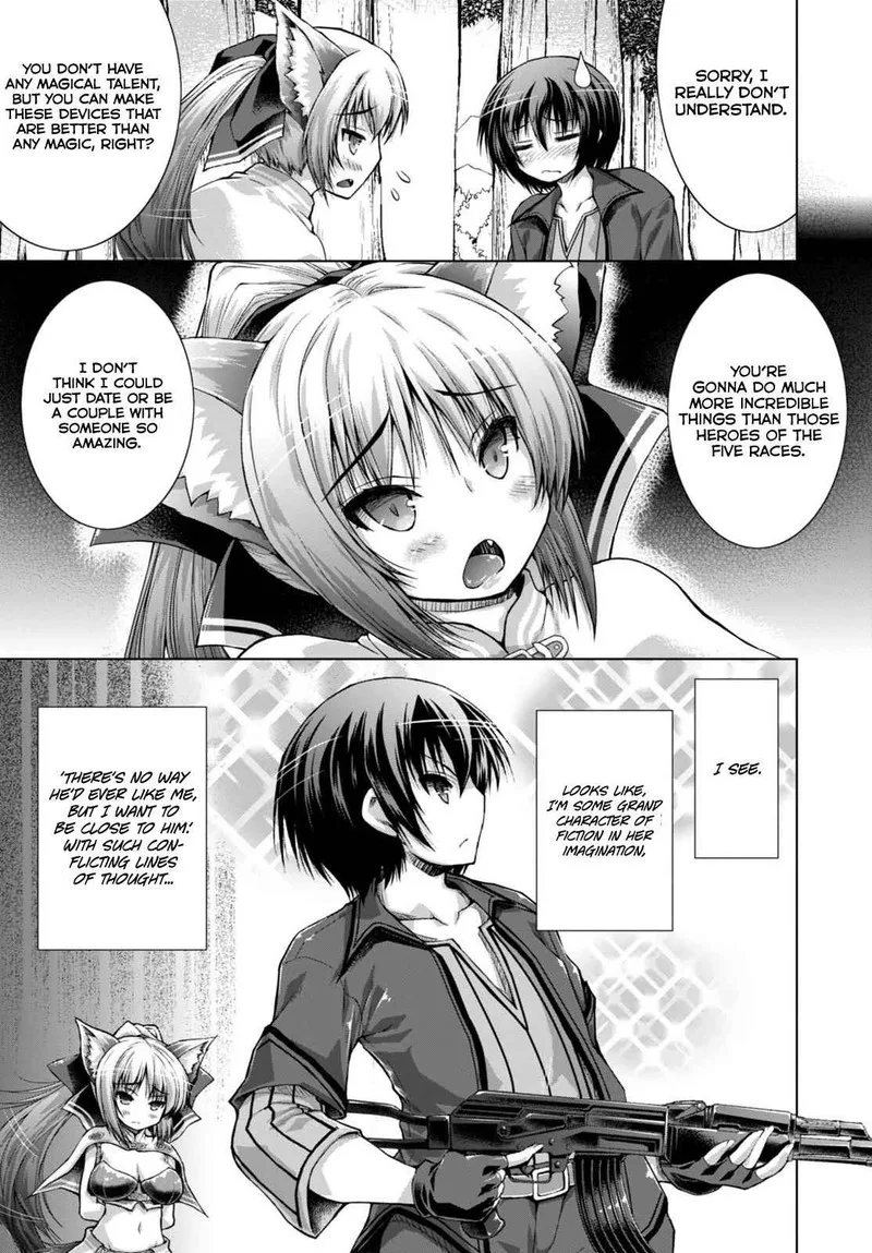 Gunota ga Mahou Sekai ni Tensei Shitara, Gendai Heiki de Guntai Harem o Tsukucchaimashita!? Chapter 10 page 4