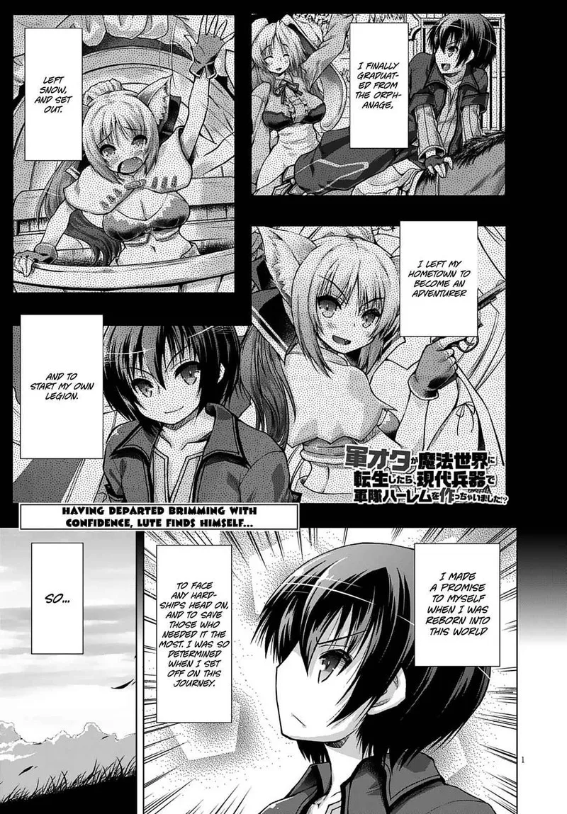 Gunota ga Mahou Sekai ni Tensei Shitara, Gendai Heiki de Guntai Harem o Tsukucchaimashita!? Chapter 11 page 3