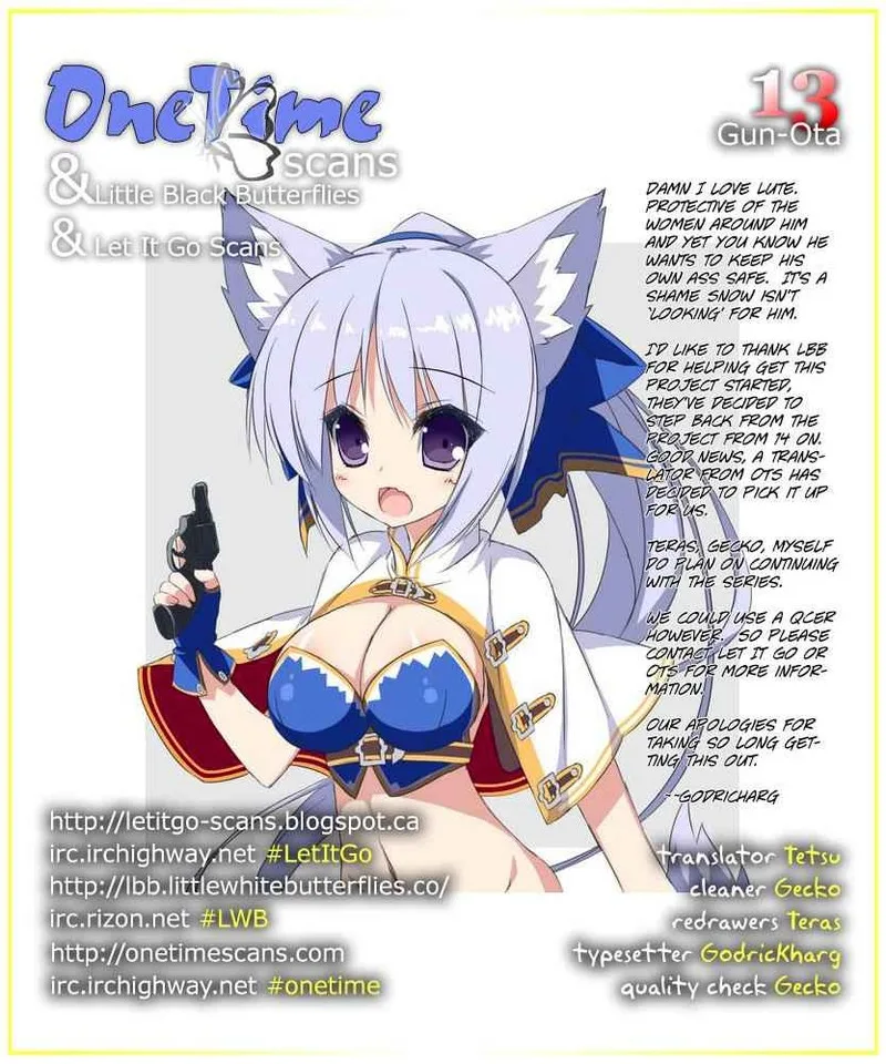 Gunota ga Mahou Sekai ni Tensei Shitara, Gendai Heiki de Guntai Harem o Tsukucchaimashita!? Chapter 13 page 1
