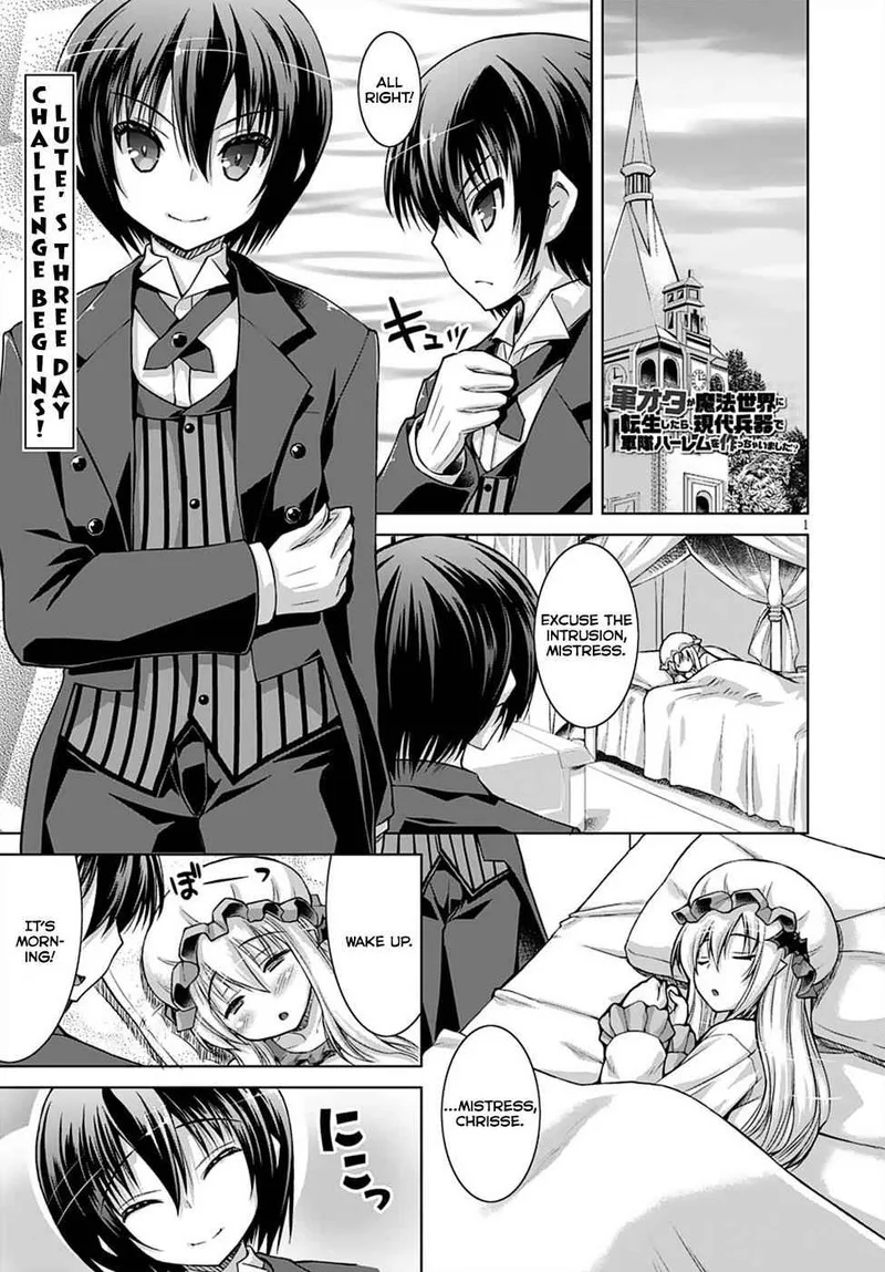 Gunota ga Mahou Sekai ni Tensei Shitara, Gendai Heiki de Guntai Harem o Tsukucchaimashita!? Chapter 13 page 2