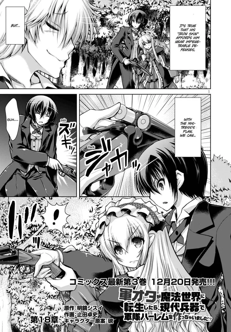 Gunota ga Mahou Sekai ni Tensei Shitara, Gendai Heiki de Guntai Harem o Tsukucchaimashita!? Chapter 18 page 3