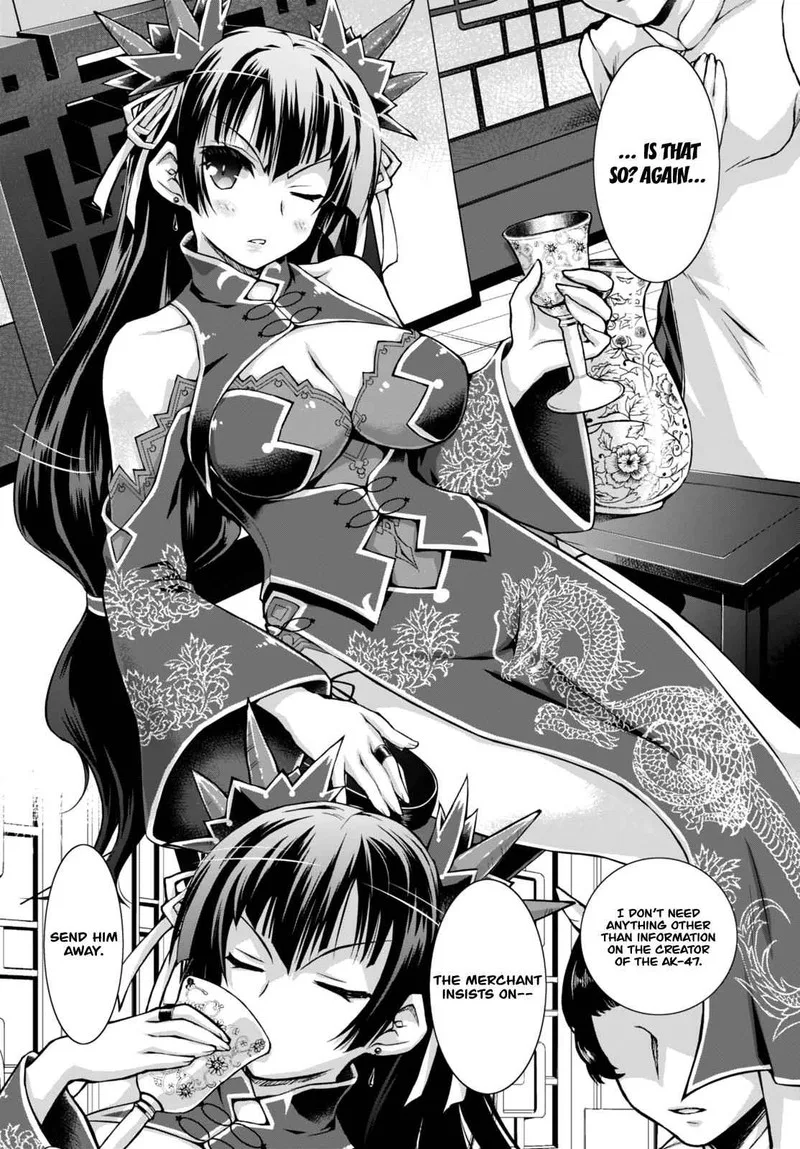 Gunota ga Mahou Sekai ni Tensei Shitara, Gendai Heiki de Guntai Harem o Tsukucchaimashita!? Chapter 19 page 9