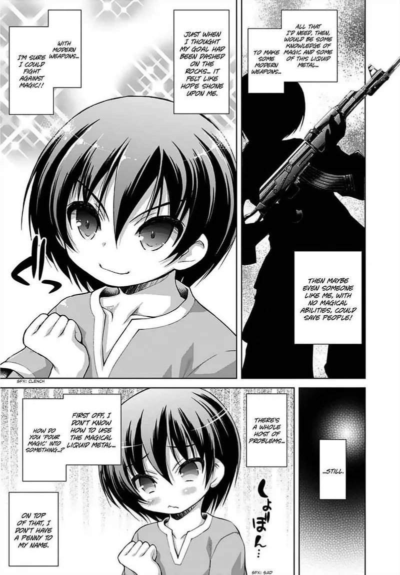 Gunota ga Mahou Sekai ni Tensei Shitara, Gendai Heiki de Guntai Harem o Tsukucchaimashita!? Chapter 2 page 11