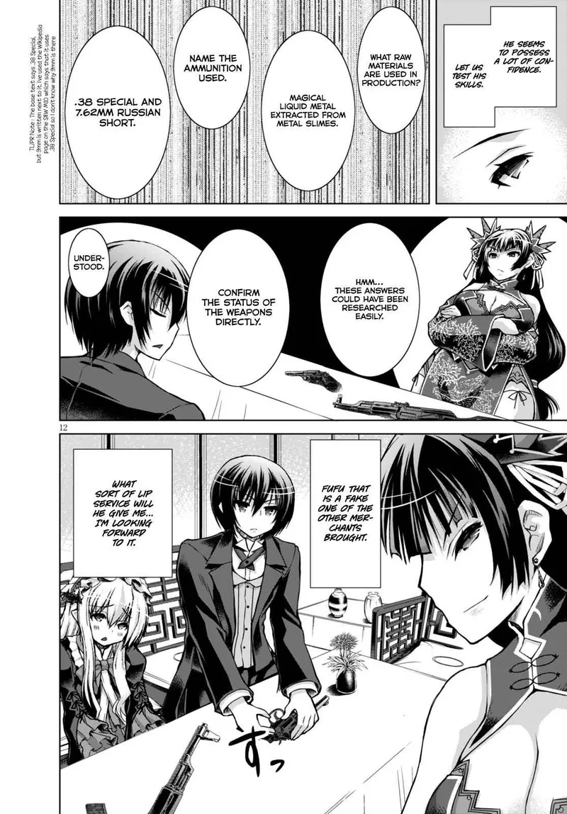 Gunota ga Mahou Sekai ni Tensei Shitara, Gendai Heiki de Guntai Harem o Tsukucchaimashita!? Chapter 20 page 13