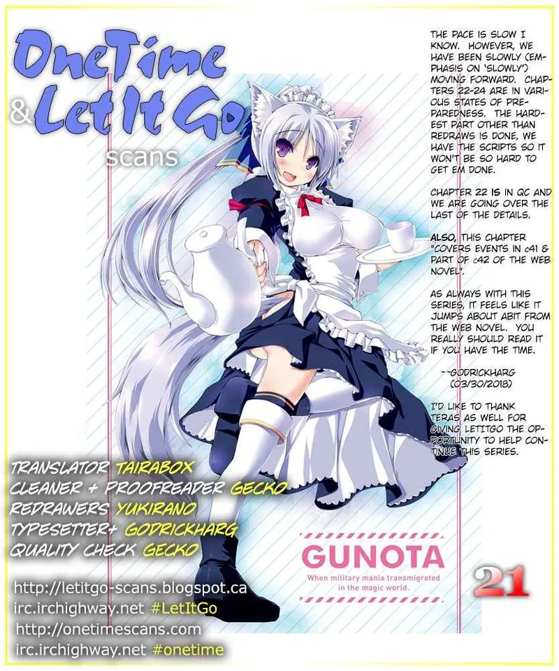 Gunota ga Mahou Sekai ni Tensei Shitara, Gendai Heiki de Guntai Harem o Tsukucchaimashita!? Chapter 21 page 25