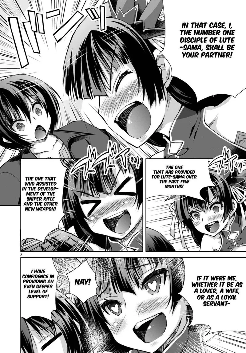 Gunota ga Mahou Sekai ni Tensei Shitara, Gendai Heiki de Guntai Harem o Tsukucchaimashita!? Chapter 21 page 8