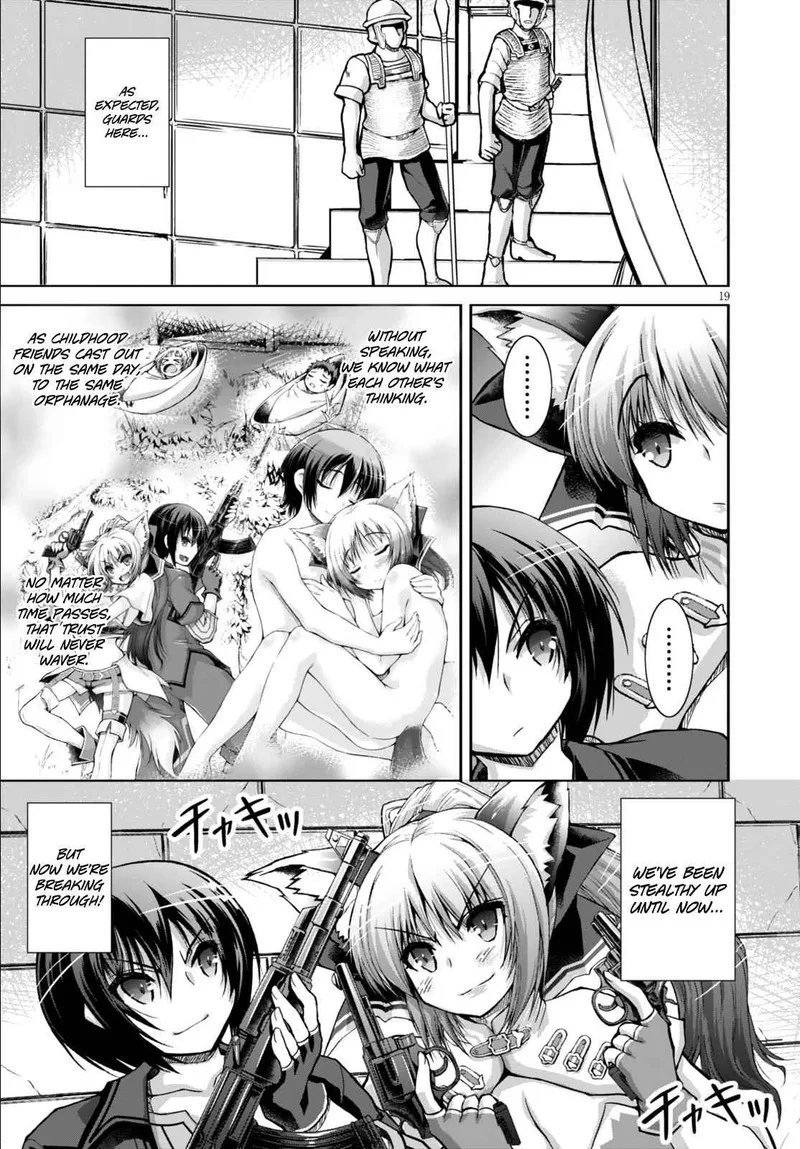 Gunota ga Mahou Sekai ni Tensei Shitara, Gendai Heiki de Guntai Harem o Tsukucchaimashita!? Chapter 22 page 21
