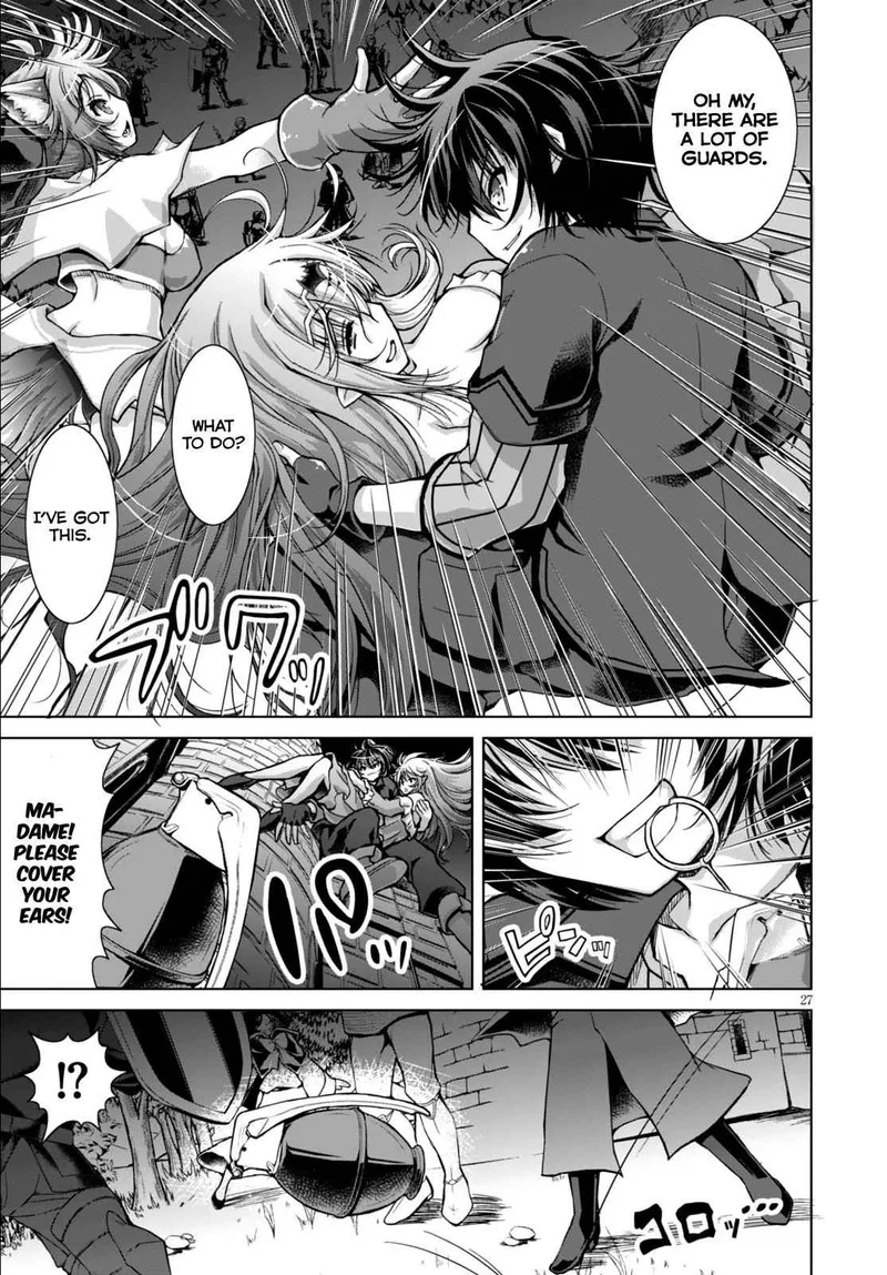 Gunota ga Mahou Sekai ni Tensei Shitara, Gendai Heiki de Guntai Harem o Tsukucchaimashita!? Chapter 22 page 28