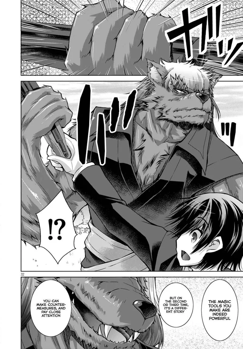 Gunota ga Mahou Sekai ni Tensei Shitara, Gendai Heiki de Guntai Harem o Tsukucchaimashita!? Chapter 25 page 32