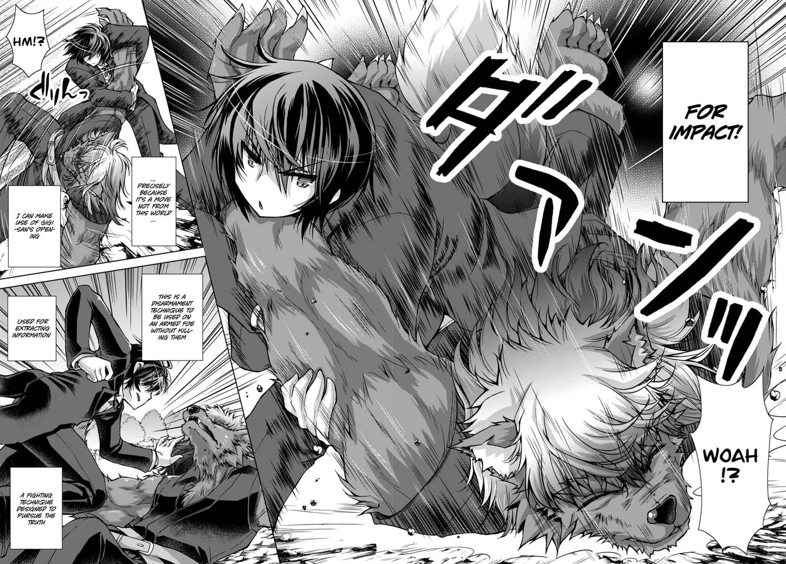 Gunota ga Mahou Sekai ni Tensei Shitara, Gendai Heiki de Guntai Harem o Tsukucchaimashita!? Chapter 25 page 35