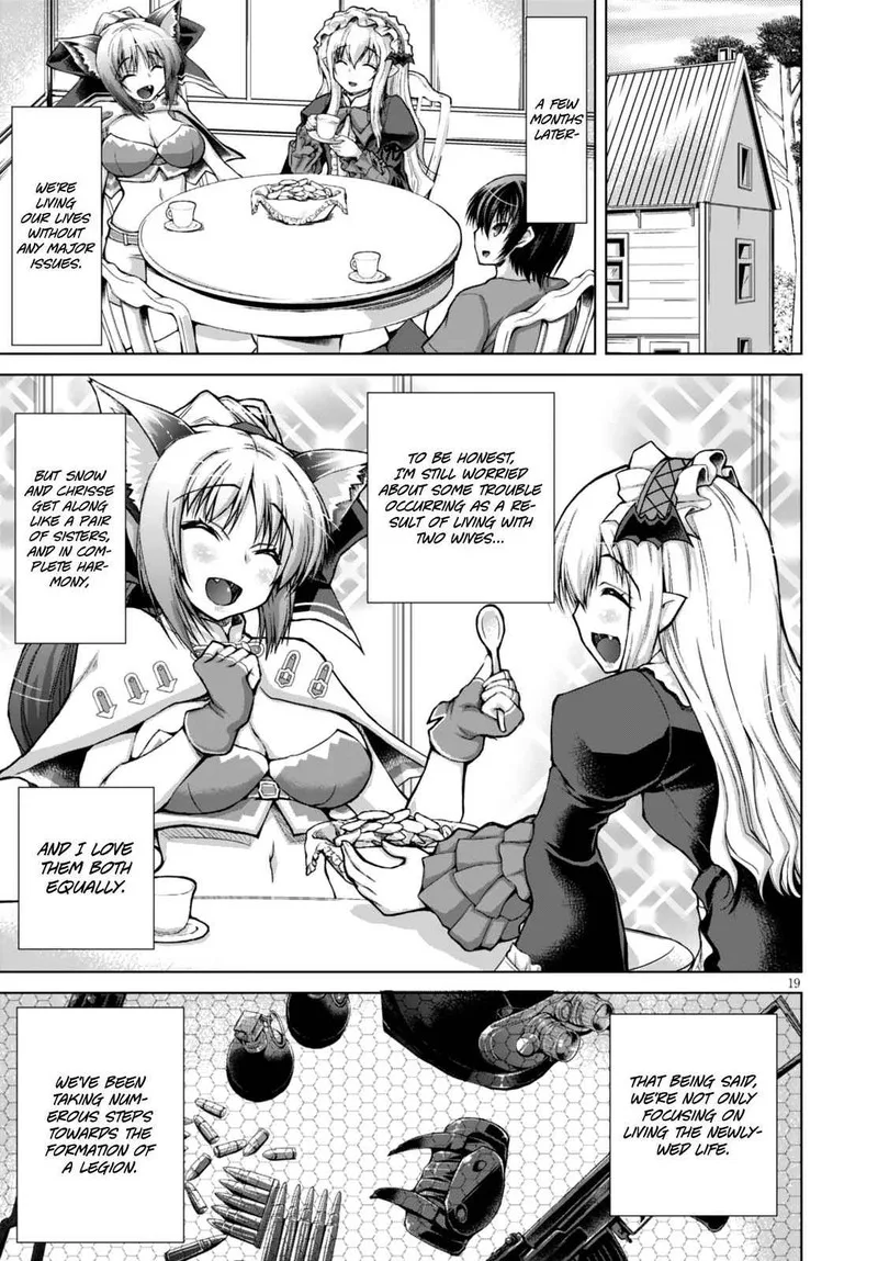 Gunota ga Mahou Sekai ni Tensei Shitara, Gendai Heiki de Guntai Harem o Tsukucchaimashita!? Chapter 27 page 19