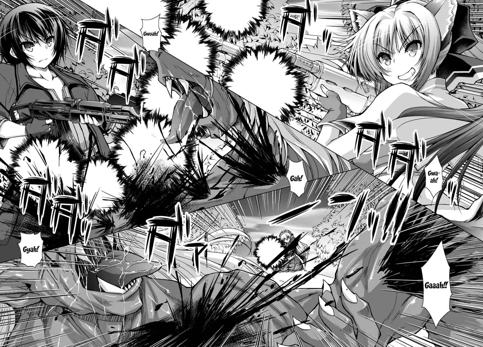 Gunota ga Mahou Sekai ni Tensei Shitara, Gendai Heiki de Guntai Harem o Tsukucchaimashita!? Chapter 27 page 26