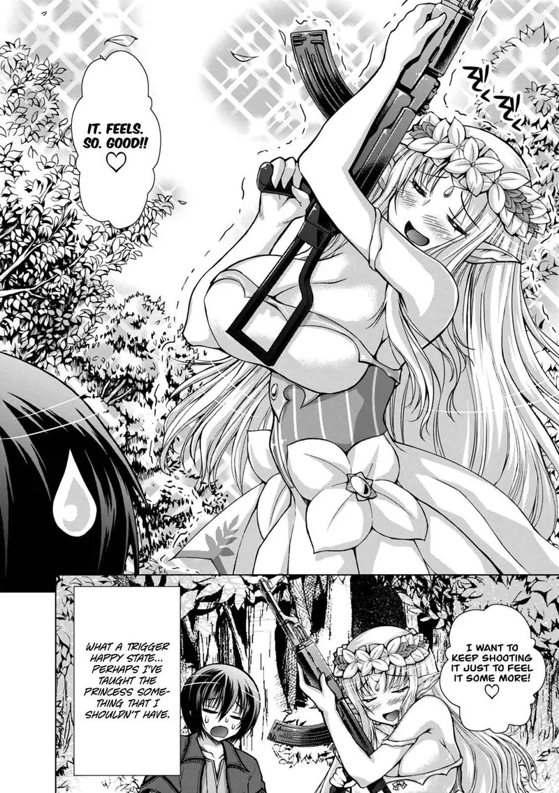 Gunota ga Mahou Sekai ni Tensei Shitara, Gendai Heiki de Guntai Harem o Tsukucchaimashita!? Chapter 31 page 3