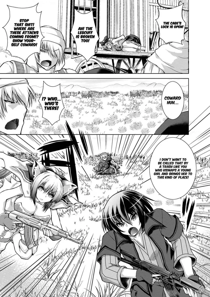 Gunota ga Mahou Sekai ni Tensei Shitara, Gendai Heiki de Guntai Harem o Tsukucchaimashita!? Chapter 33 page 22
