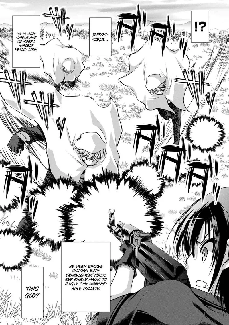 Gunota ga Mahou Sekai ni Tensei Shitara, Gendai Heiki de Guntai Harem o Tsukucchaimashita!? Chapter 33 page 28