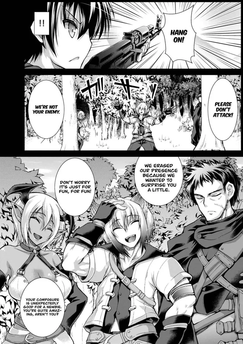 Gunota ga Mahou Sekai ni Tensei Shitara, Gendai Heiki de Guntai Harem o Tsukucchaimashita!? Chapter 34 page 11