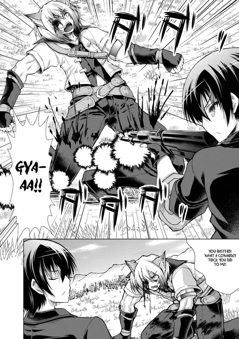 Gunota ga Mahou Sekai ni Tensei Shitara, Gendai Heiki de Guntai Harem o Tsukucchaimashita!? Chapter 35 page 12
