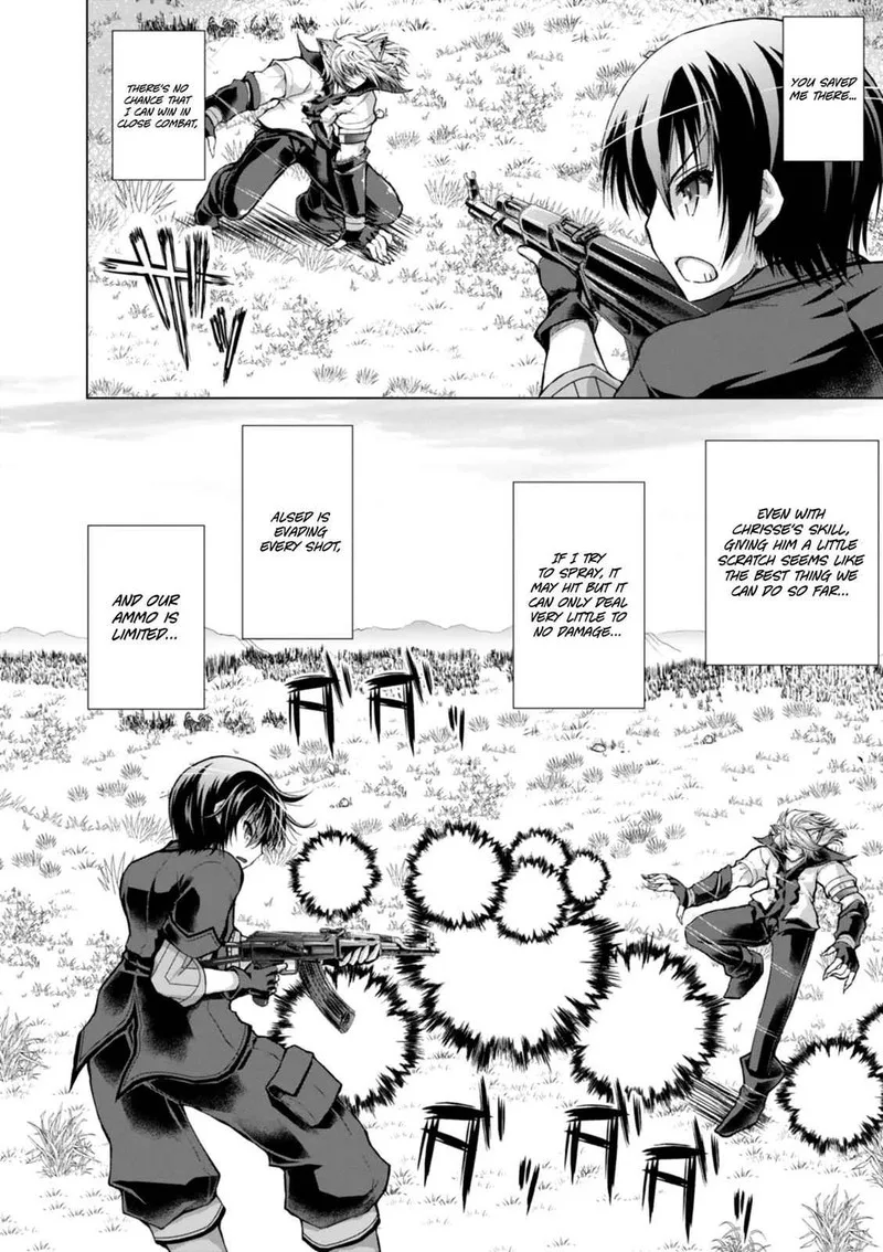 Gunota ga Mahou Sekai ni Tensei Shitara, Gendai Heiki de Guntai Harem o Tsukucchaimashita!? Chapter 35 page 21