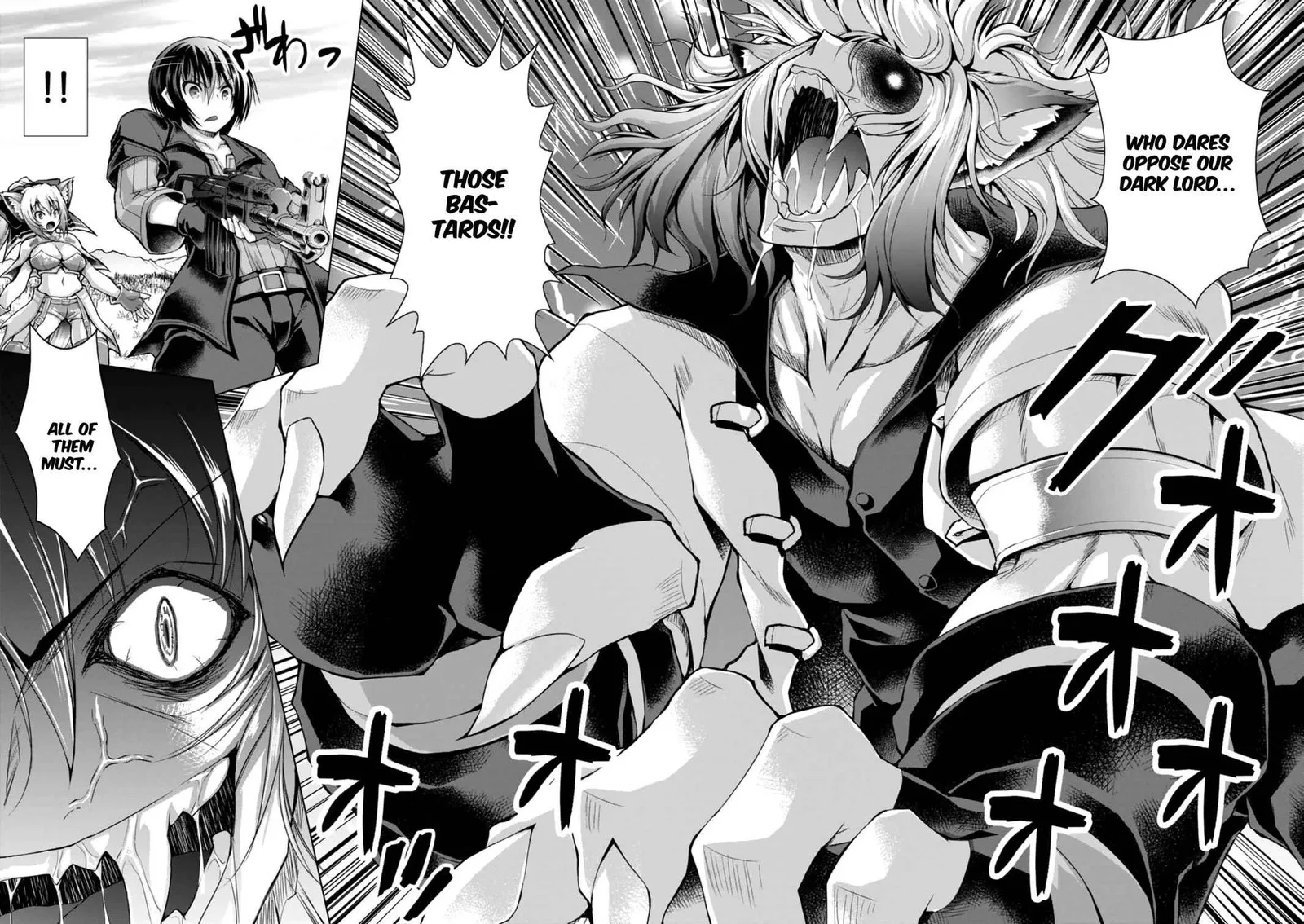 Gunota ga Mahou Sekai ni Tensei Shitara, Gendai Heiki de Guntai Harem o Tsukucchaimashita!? Chapter 35 page 16