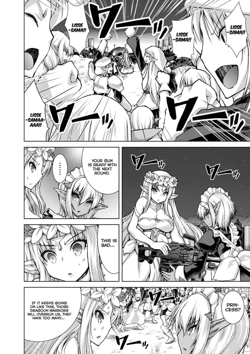 Gunota ga Mahou Sekai ni Tensei Shitara, Gendai Heiki de Guntai Harem o Tsukucchaimashita!? Chapter 37 page 24