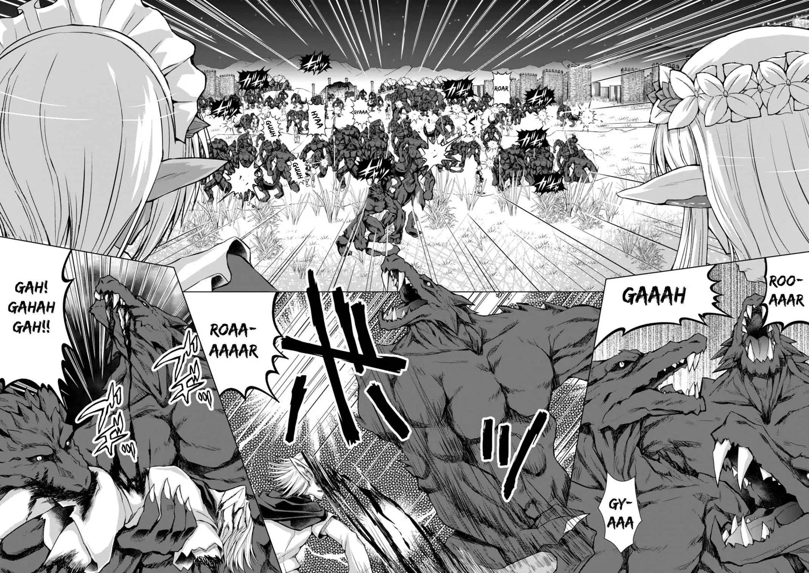 Gunota ga Mahou Sekai ni Tensei Shitara, Gendai Heiki de Guntai Harem o Tsukucchaimashita!? Chapter 37 page 4