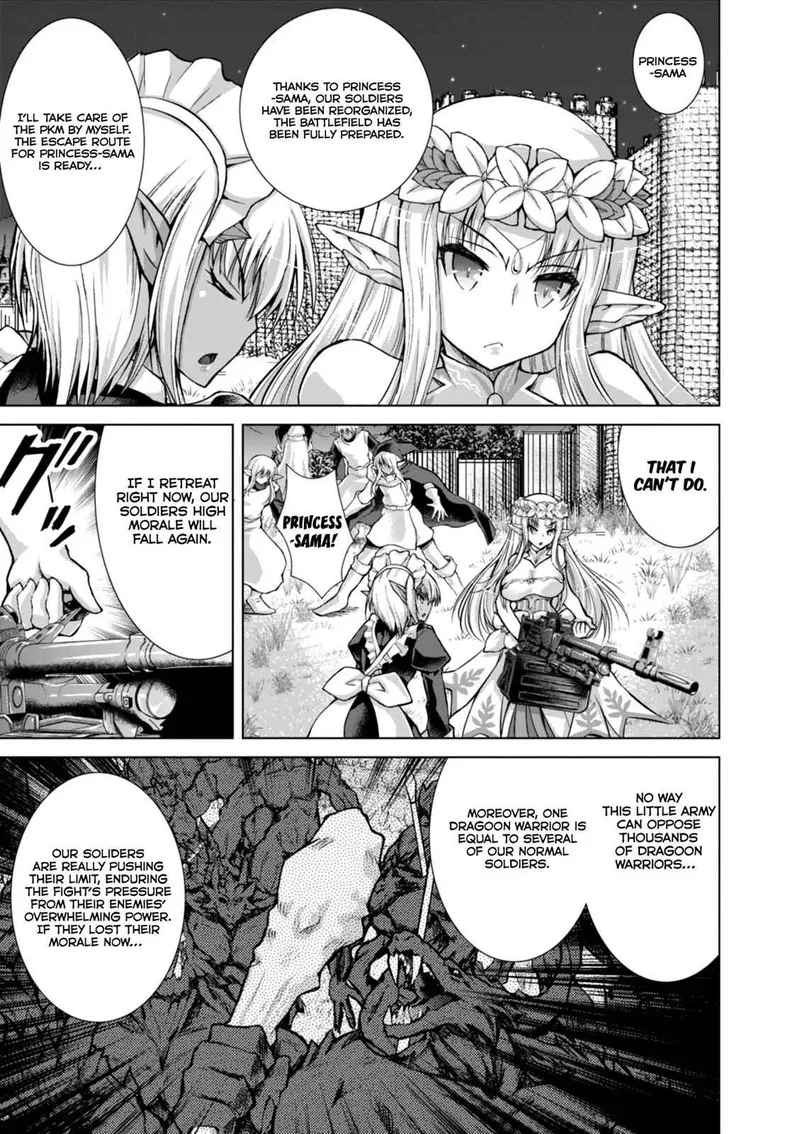 Gunota ga Mahou Sekai ni Tensei Shitara, Gendai Heiki de Guntai Harem o Tsukucchaimashita!? Chapter 37 page 27