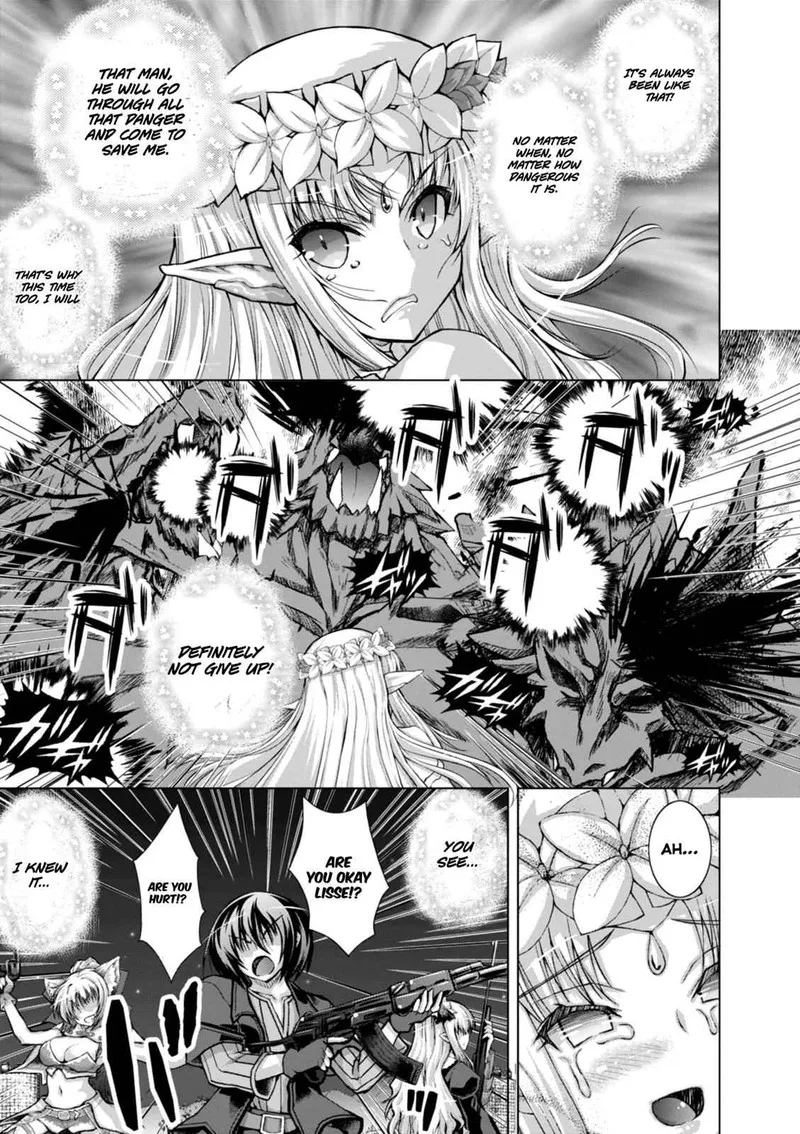 Gunota ga Mahou Sekai ni Tensei Shitara, Gendai Heiki de Guntai Harem o Tsukucchaimashita!? Chapter 39 page 22