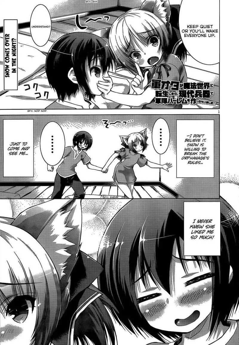 Gunota ga Mahou Sekai ni Tensei Shitara, Gendai Heiki de Guntai Harem o Tsukucchaimashita!? Chapter 4 page 3