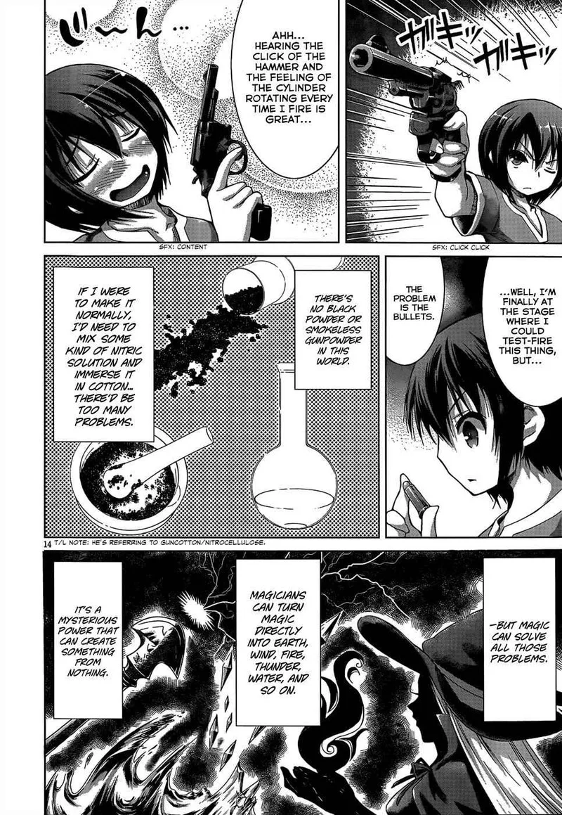 Gunota ga Mahou Sekai ni Tensei Shitara, Gendai Heiki de Guntai Harem o Tsukucchaimashita!? Chapter 4 page 16