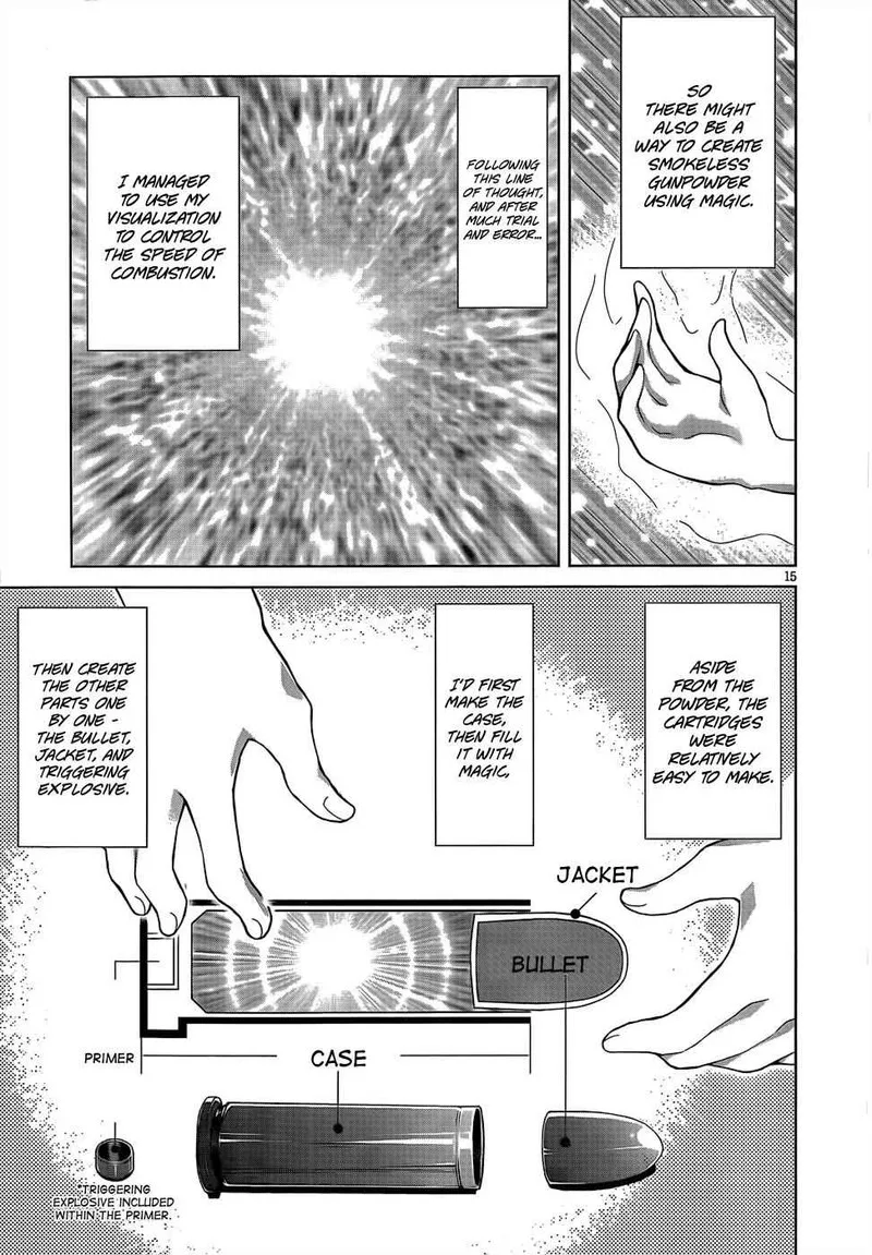 Gunota ga Mahou Sekai ni Tensei Shitara, Gendai Heiki de Guntai Harem o Tsukucchaimashita!? Chapter 4 page 17
