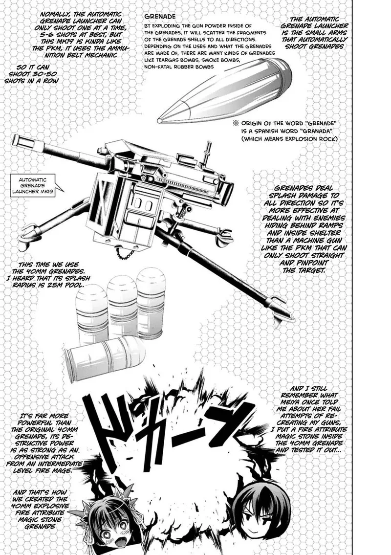 Gunota ga Mahou Sekai ni Tensei Shitara, Gendai Heiki de Guntai Harem o Tsukucchaimashita!? Chapter 40 page 18