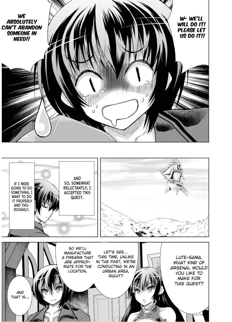 Gunota ga Mahou Sekai ni Tensei Shitara, Gendai Heiki de Guntai Harem o Tsukucchaimashita!? Chapter 48 page 9