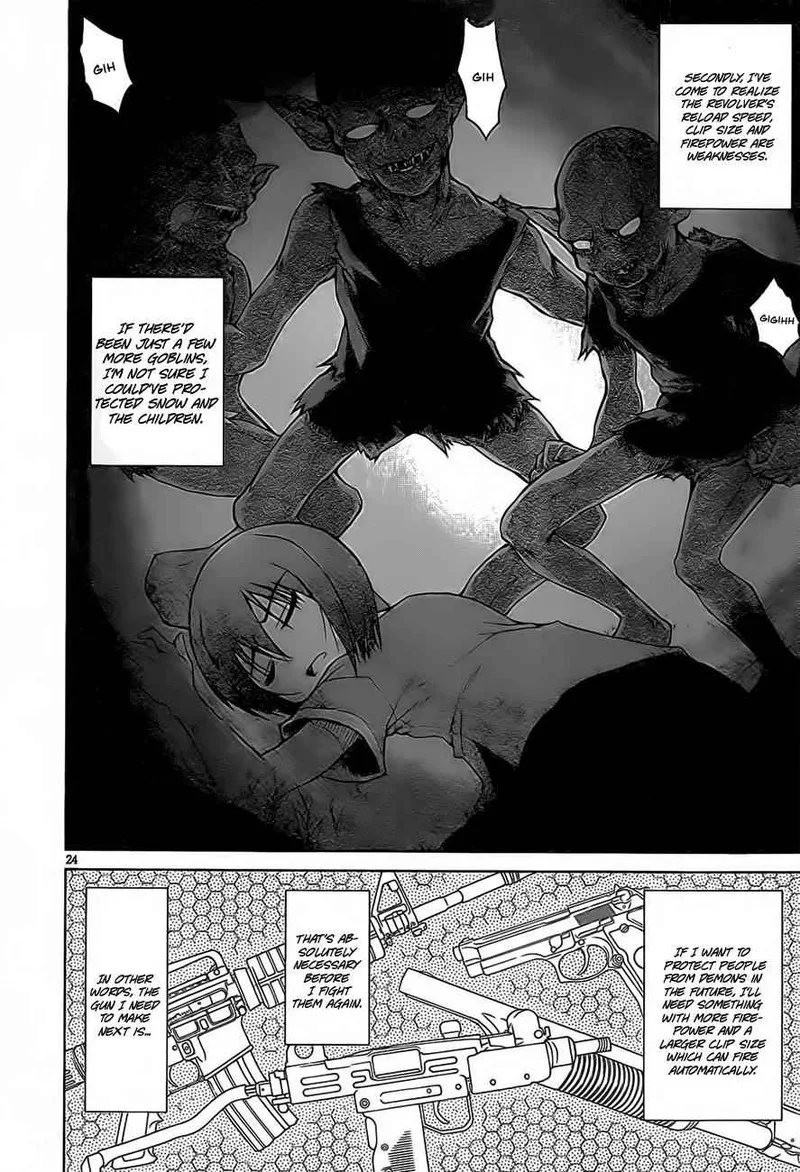 Gunota ga Mahou Sekai ni Tensei Shitara, Gendai Heiki de Guntai Harem o Tsukucchaimashita!? Chapter 5 page 26
