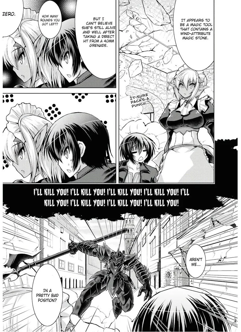 Gunota ga Mahou Sekai ni Tensei Shitara, Gendai Heiki de Guntai Harem o Tsukucchaimashita!? Chapter 52 page 14