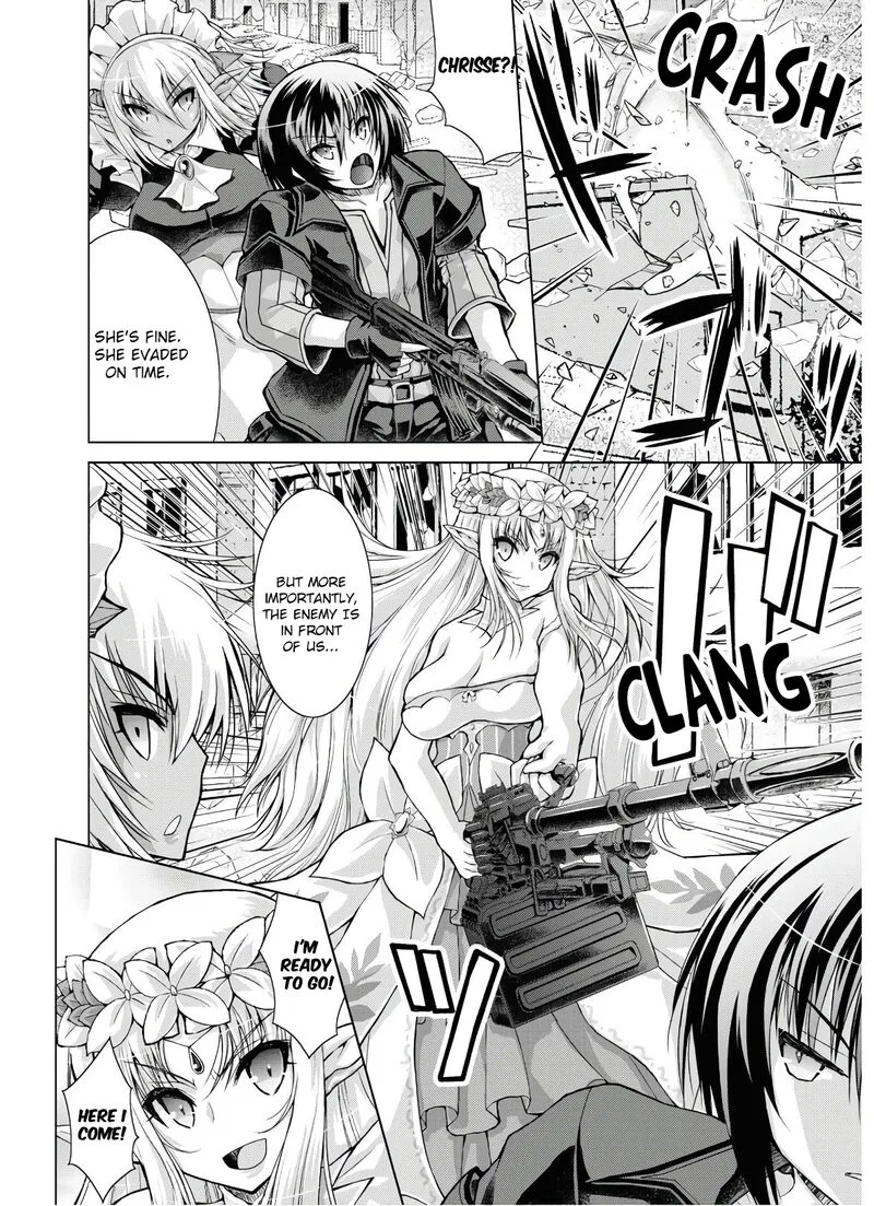 Gunota ga Mahou Sekai ni Tensei Shitara, Gendai Heiki de Guntai Harem o Tsukucchaimashita!? Chapter 52 page 27