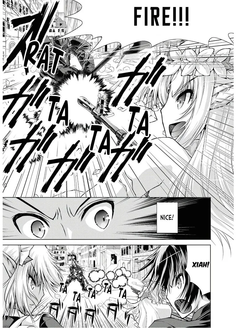 Gunota ga Mahou Sekai ni Tensei Shitara, Gendai Heiki de Guntai Harem o Tsukucchaimashita!? Chapter 52 page 28
