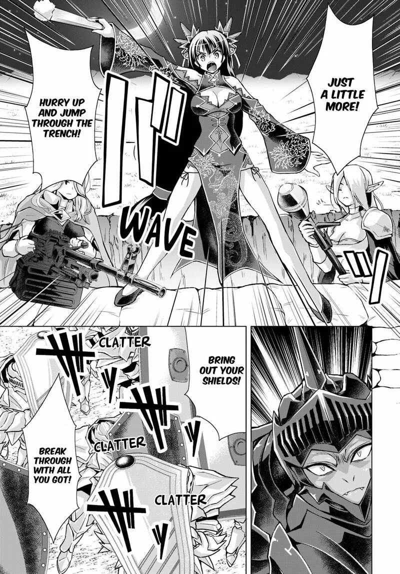 Gunota ga Mahou Sekai ni Tensei Shitara, Gendai Heiki de Guntai Harem o Tsukucchaimashita!? Chapter 56 page 25